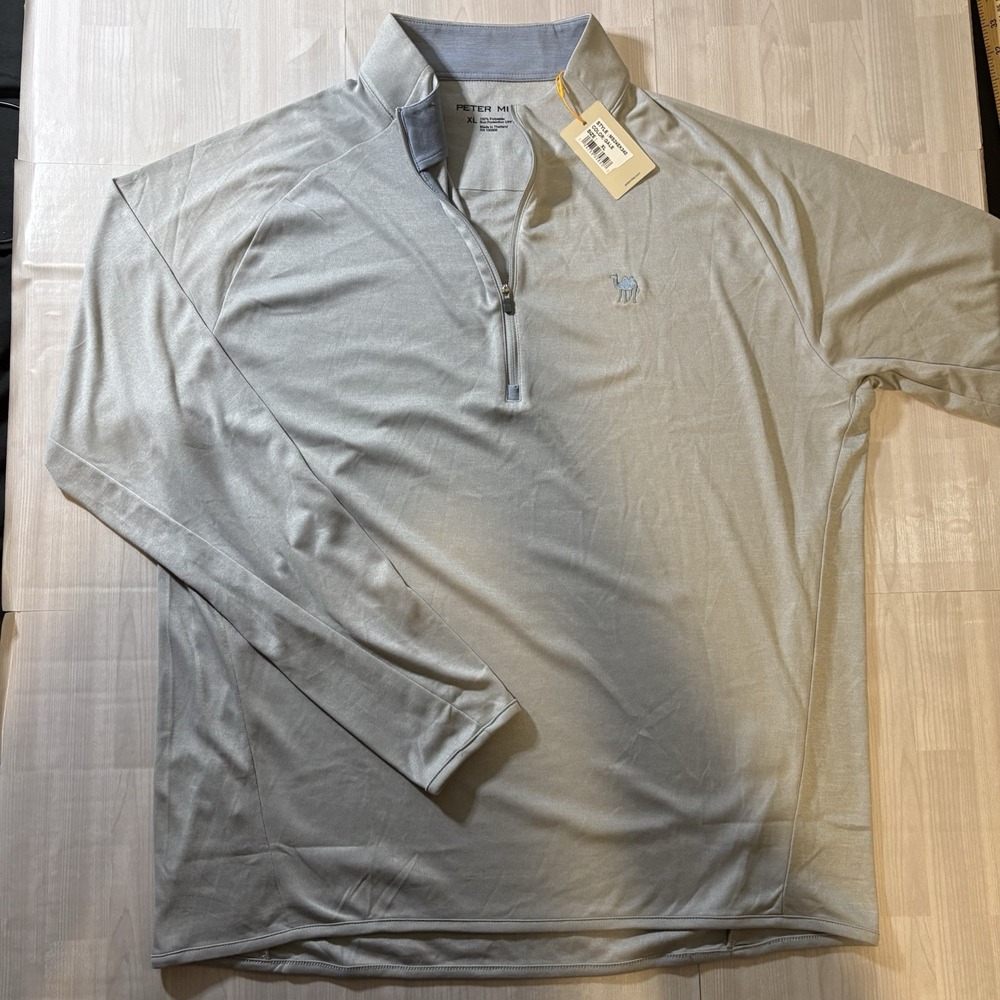 Peter Millar Crown Sport Cloudglow Performance 1/4 Zip Men's Size XL pullover